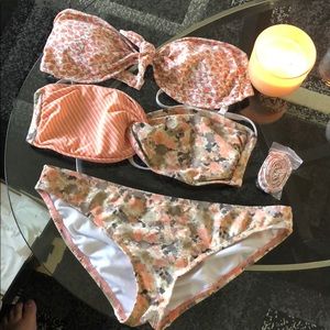 Bathing Suit with two different tops